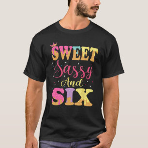 Camiseta Dulce Sassy Y Seis Chicas De Helado De Cumpleaños