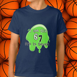 Camiseta Dulce Slime de Moda 6 7 Verde Personaliza Niños
