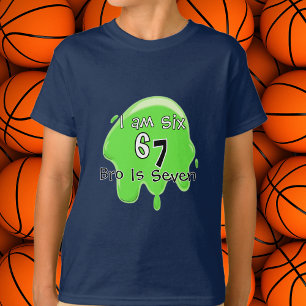 Camiseta Dulce Slime de Moda 6 7 Verde Personaliza Niños