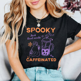 Camiseta Dulce Sociedad del Café Tostado Oscuro de Fantasma