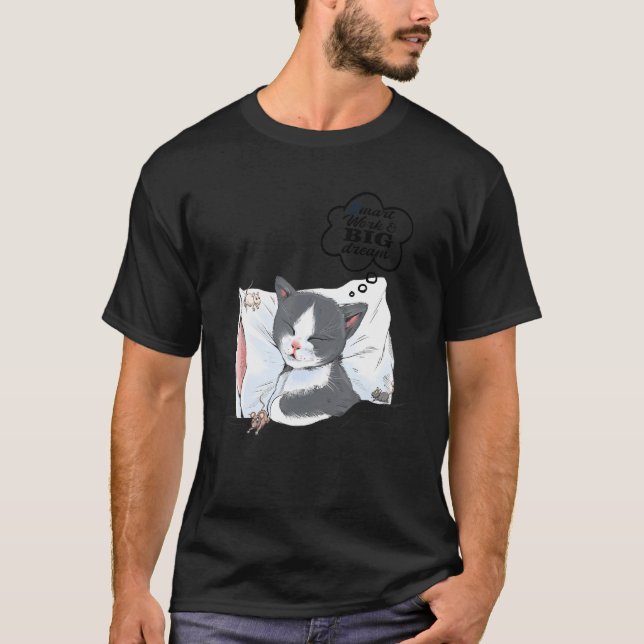 Camiseta Dulce sueño de gato Idea 2 (Anverso)