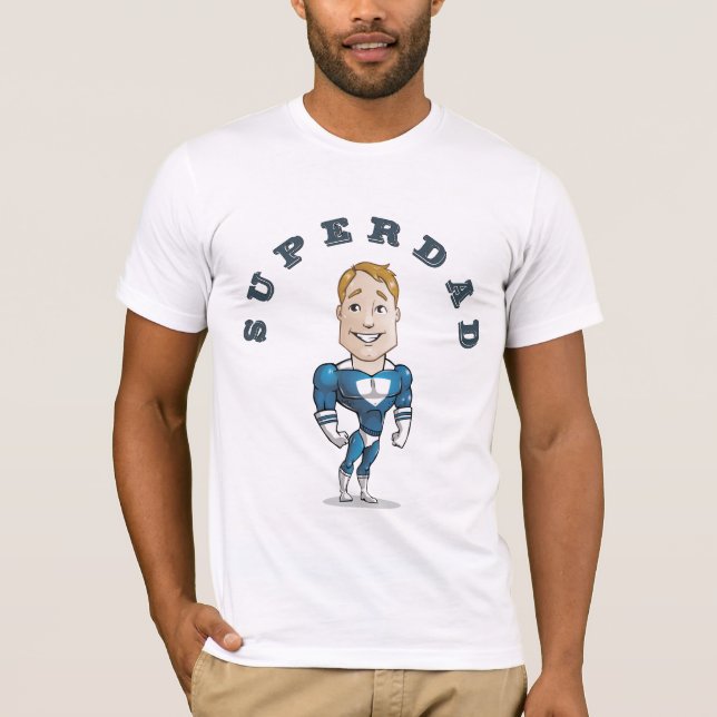 Camiseta Dulce Super Papá Vector (Anverso)