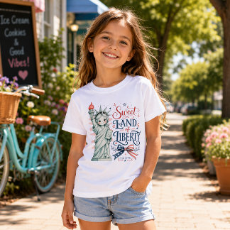 Camiseta Dulce Tierra de Libertad 4 de Julio