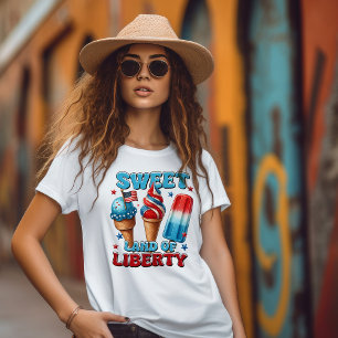 Camiseta Dulce Tierra de Libertad 4 de Julio