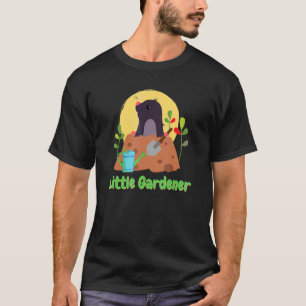 Camiseta Dulce Topo Pequeño Jardinero Motivo Infantil Famil