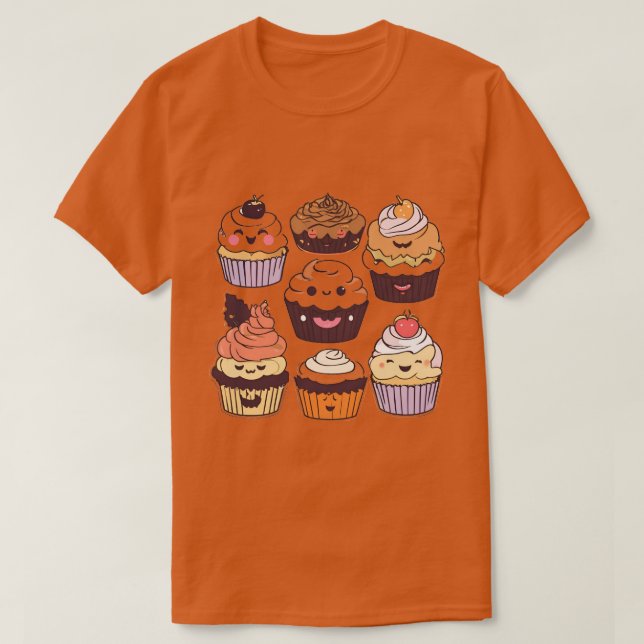 Camiseta Dulce tratamientos para pastelitos de Halloween Na (Diseño del anverso)