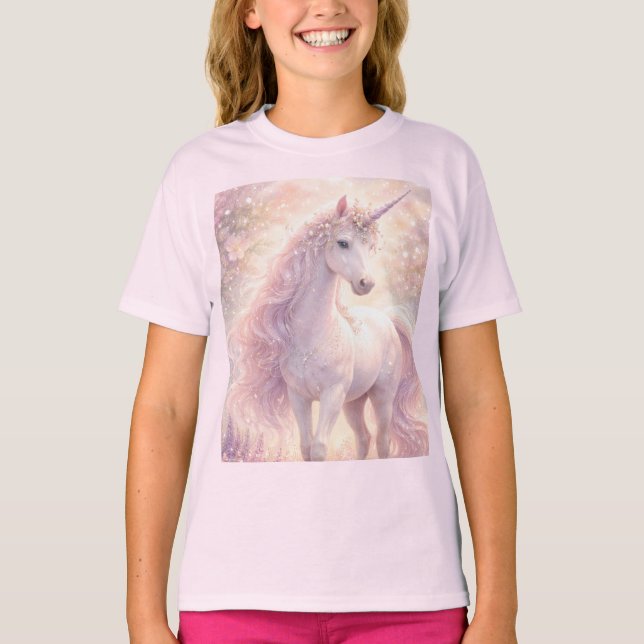 Camiseta Dulce Unicornio pastel Caprichoso (Anverso)