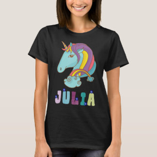 Camiseta Dulce unicornio Pastel Vintage Julia Nazar Forma d