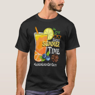 Camiseta Dulce verano Lemonade Lunch Lady Off Duty Sum