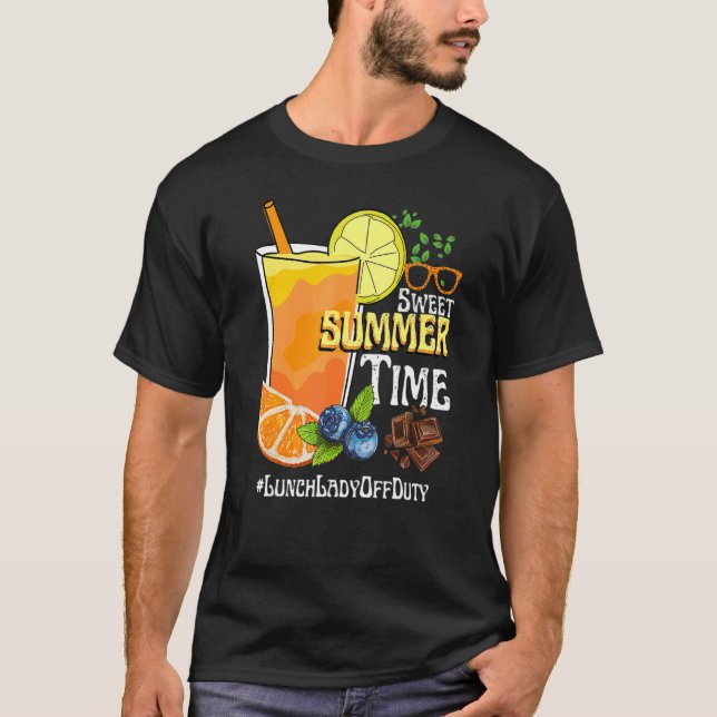 Camiseta Dulce verano Lemonade Lunch Lady Off Duty Sum (Anverso)