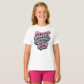 Camiseta Dulce Verano Retro Tiempo