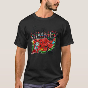 Camiseta Dulce verano Tropal Melón de agua de frutas hombre