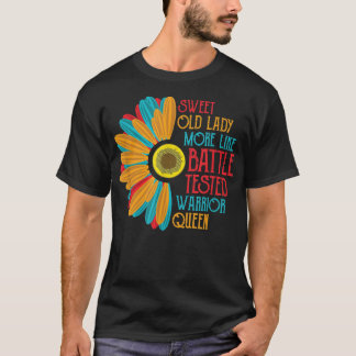 Camiseta Dulce Vieja Dama Retro Vintage Birthday