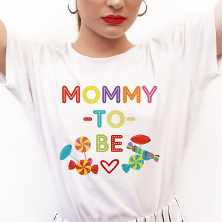 Camiseta Dulce y colorida mami para ser