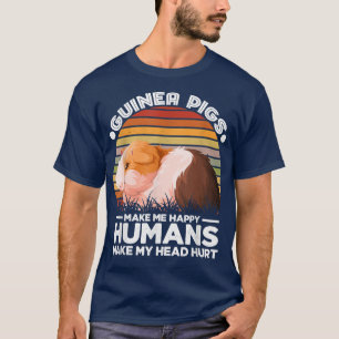 Camiseta Dulce y divertido Guinea Cerdo lindo mascota Amor 