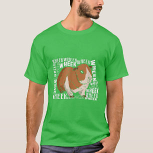 Camiseta Dulce y divertido Guinea Cerdo lindo mascota Amor 