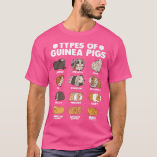 Camiseta Dulce Y Gracioso Cerdo De Guinea Mascota Amor Prem