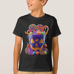 Camiseta Dulce y Spooky - Halloween Candy Bucket