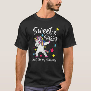Camiseta Dulce Y Tranquila Como Mis Mamáes Glam Abuela Daug