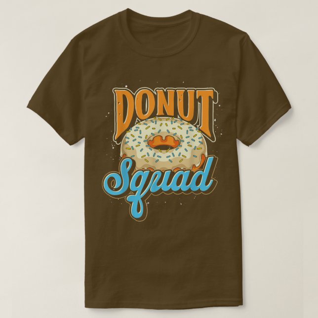 Camiseta Dulces De Aroma De Comida Donut Squad Dulces Don (Diseño del anverso)