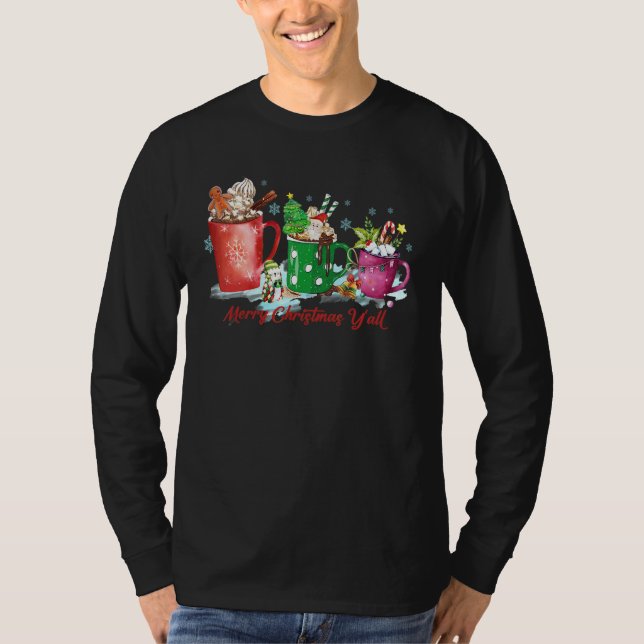 Camiseta Dulces de Café con Leche de Navidad Acojedores Fie (Anverso)