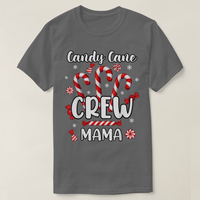 Camiseta Dulces de Candy Cane Crew Tester Cute Candies Love (Diseño del anverso)