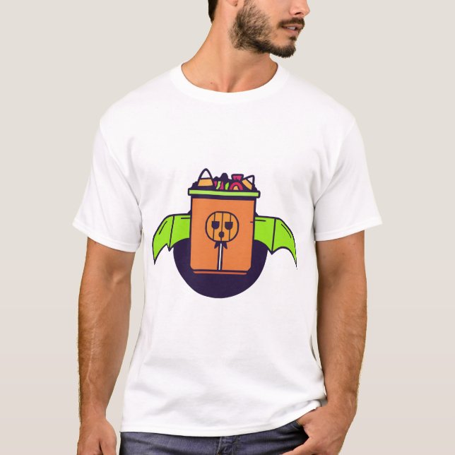 Camiseta Dulces de Halloween (Anverso)