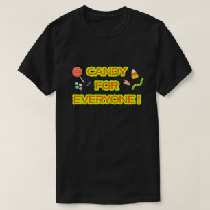 Camiseta Dulces de Halloween Neon para Todos