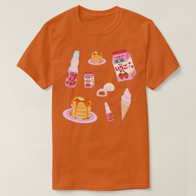 Camiseta Dulces de Japón (Diseño del anverso)