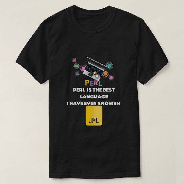 Camiseta Dulces de los usuarios de PERL’s Developer Gift JA (Diseño del anverso)