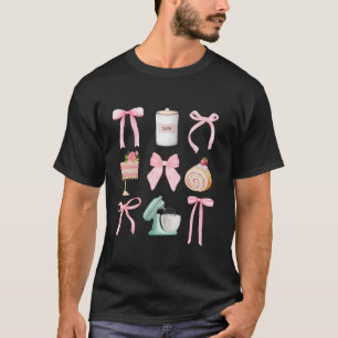Camiseta Dulces de masa con coqueta acuarela arcos de color