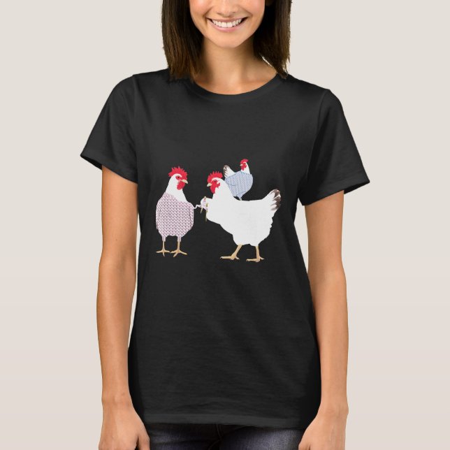 Camiseta Dulces de punto de pollo (Anverso)