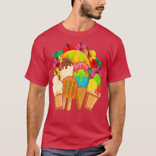 Camiseta Dulces de verano exóticos Terneros de postre Foodi