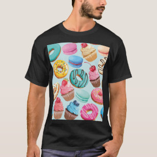 Camiseta Dulces dulces: Patrón de Delight.