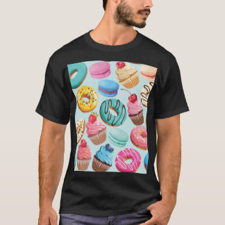 Camiseta Dulces dulces: Patrón de Delight.