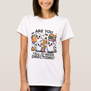 Camiseta Dulces Fantasmas Son Las Direcciones De Fall O Wee