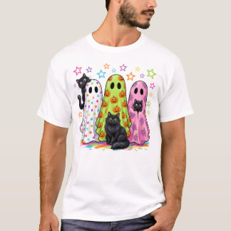 Camiseta Dulces Fantasmas y Gatos Negros