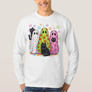 Camiseta Dulces Fantasmas y Gatos Negros