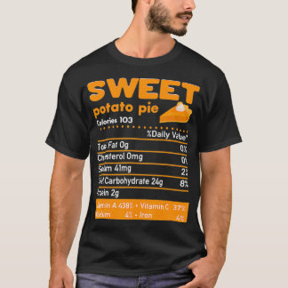 Camiseta Dulces Hechos De Nutrición De Pie De Papa En Acció