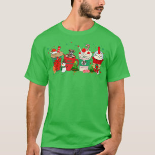 Camiseta Dulces Invierno Acogedores Navidades Latte Café Y