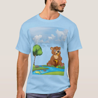 Camiseta Dulces Momentos en la Naturaleza – Oso Adorable