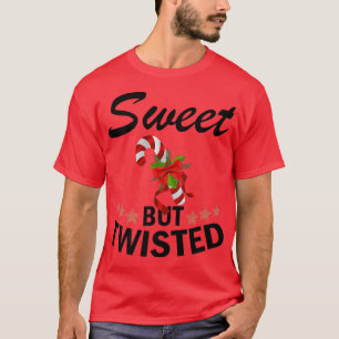 Camiseta Dulces pero retorcidas Navidades de Navidad Funny 