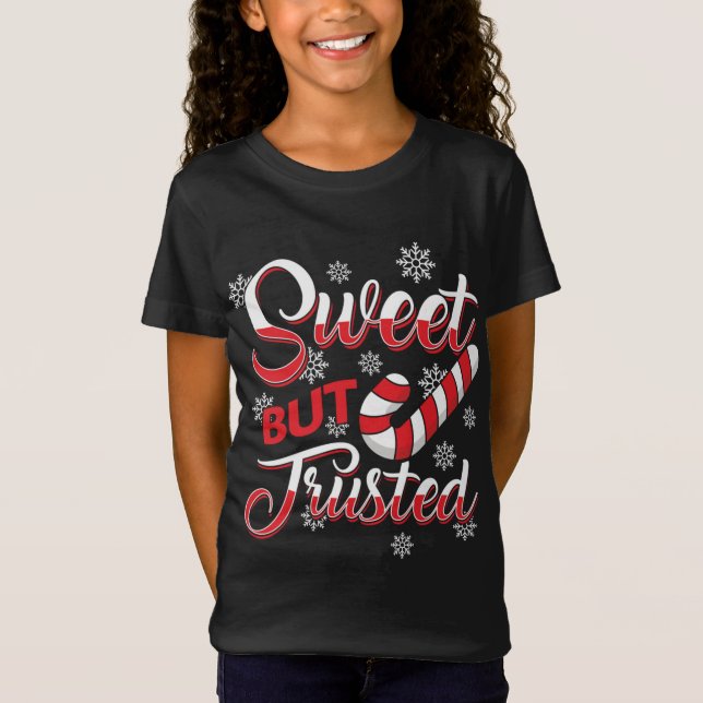 Camiseta Dulces pero retorcidas Navidades divertidos Lollip (Anverso)