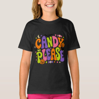 Camiseta Dulces Por Favor Lindos Retro Kawaii Niños