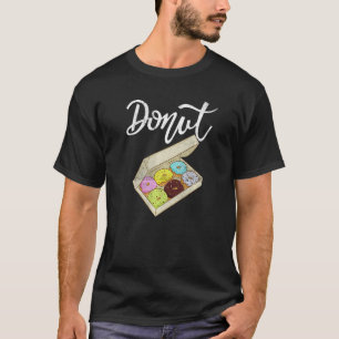 Camiseta Dulces postres de maní caja de nueces de masa donu
