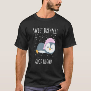 Camiseta Dulces sueños Buenas noches Pingüino para niños