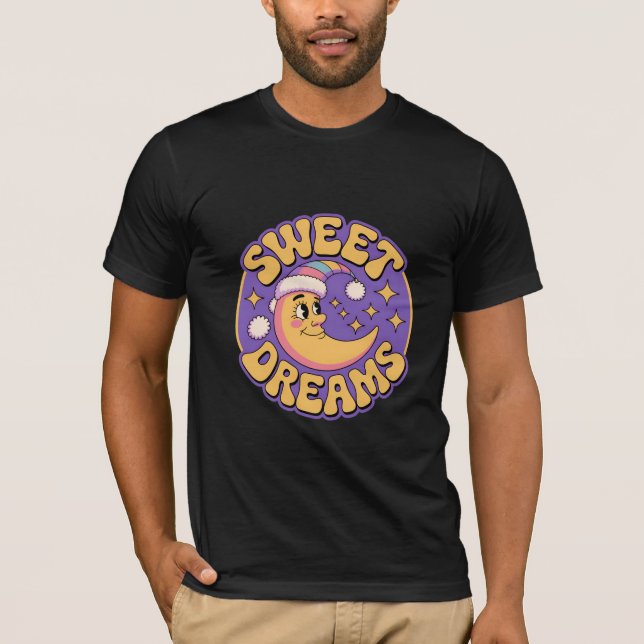 Camiseta Dulces Sueños Luna Retro (Anverso)