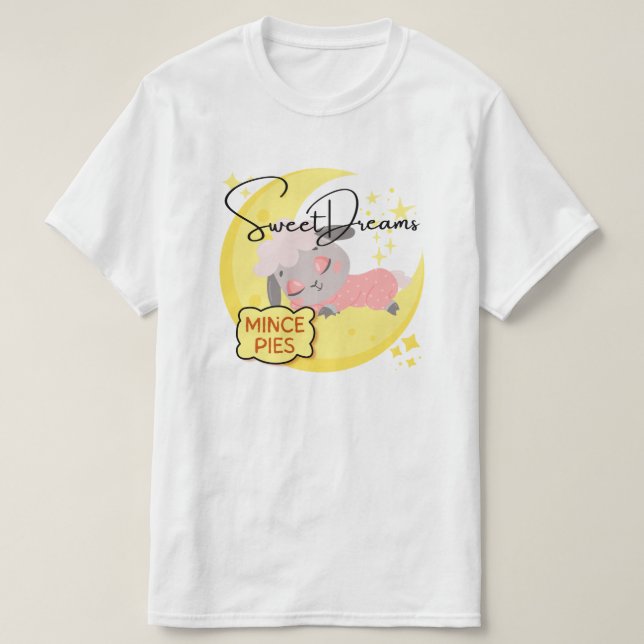Camiseta Dulces sueños y prés de doncella (Diseño del anverso)