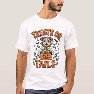 Camiseta Dulces travesuras de perro de Halloween