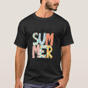 Camiseta Dulces vacaciones de verano divertidas diciendo